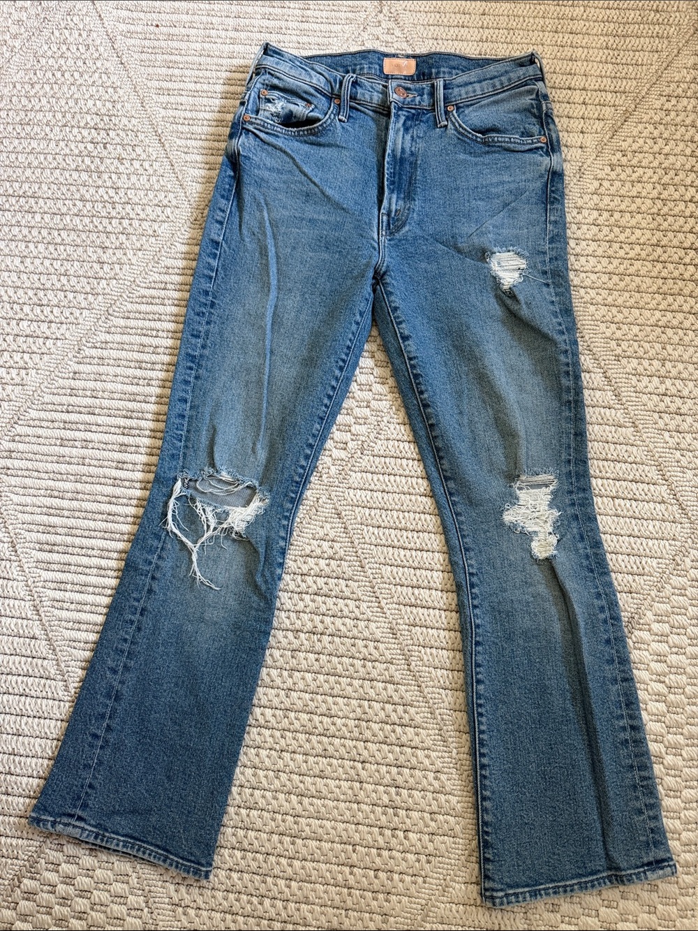 Women’s Mother The Insider Ankle Distressed Stretch Jeans